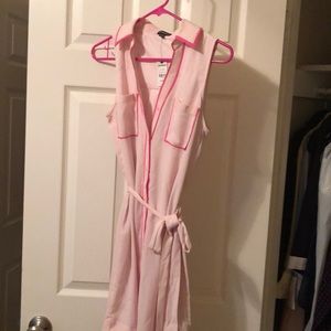 Buttoned shirt dress